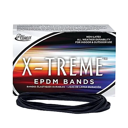 X-treme Rubber Bands, Size 117b, 0.08" Gauge, Lime Green, 1 Lb Box, 200/box