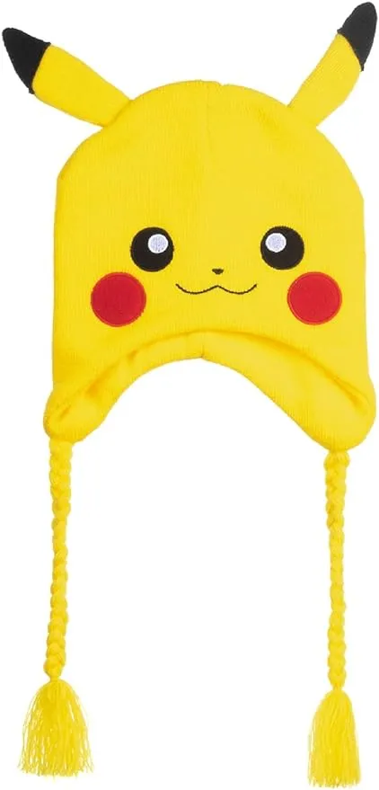 Bioworld Pokemon Pikachu Laplander Cosplay Beanie Cap Hat One Size Licensed New