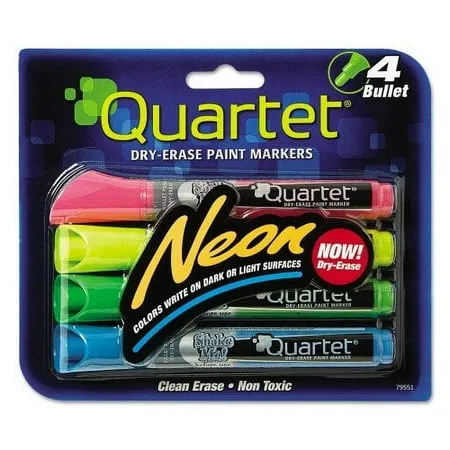 Quartet Neon Dry- Erase Markers