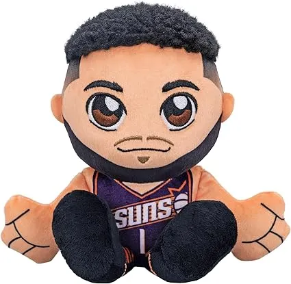 Bleacher Creatures Phoenix Suns Devin Booker 8" NBA Kuricha Sitting Plush - Soft Chibi Inspired NBA Superstar