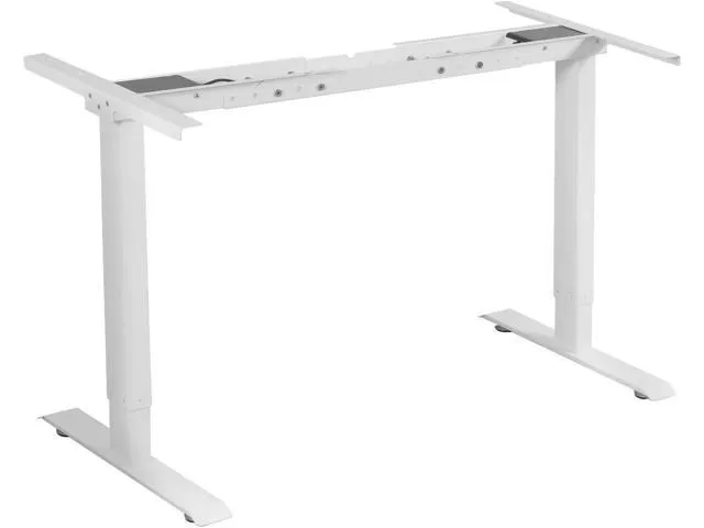 INMAKER Standing Desk Frame, Adjustable Desk Legs Height of 27.4" to 46.7", Dual Motors Sit Stand Desk Frame, Electric Desk Base for Desktop 43.3" to 70.8", Matte Black (Frame only)