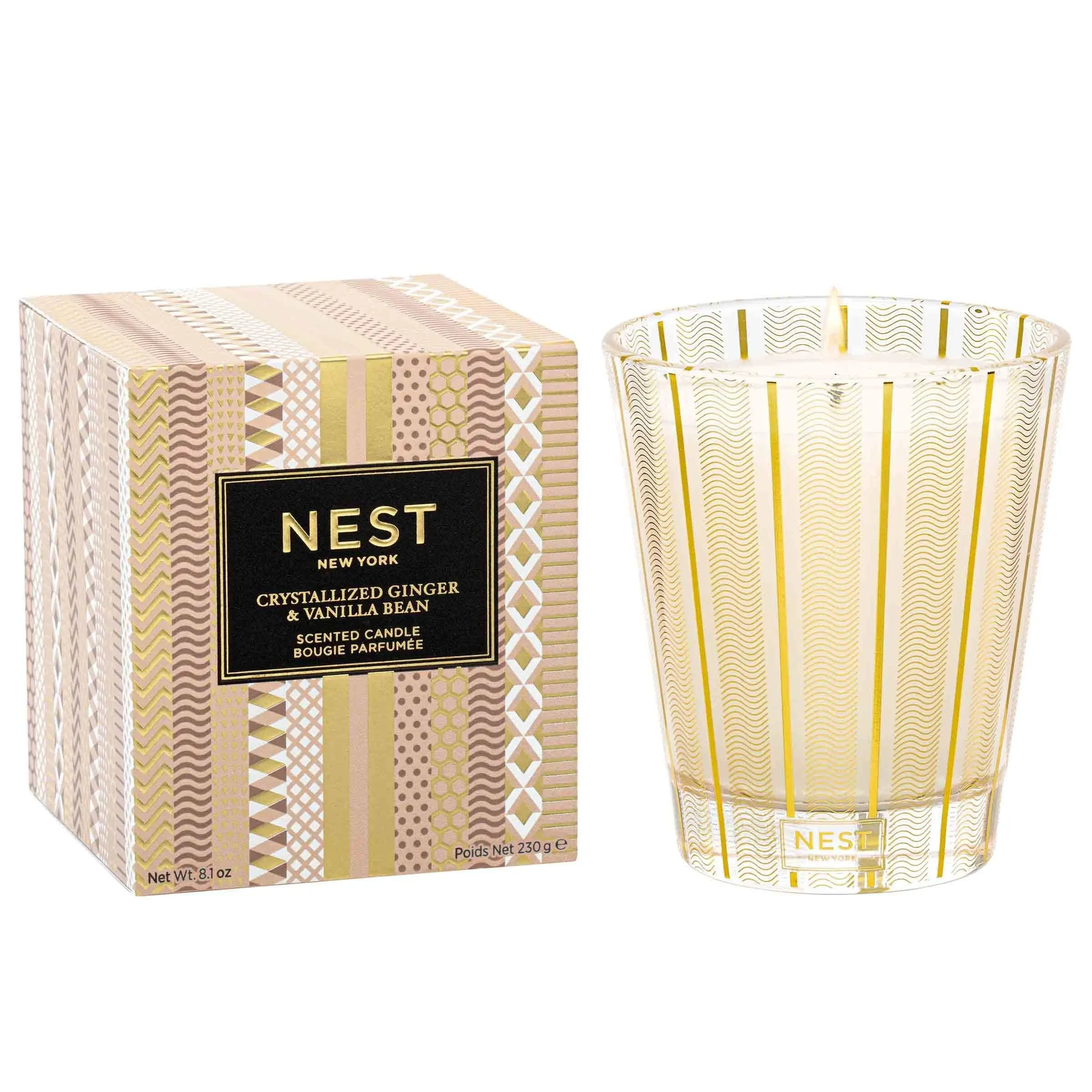 NEST New York Crystallized Ginger &amp; Vanilla Bean Scented Classic Candle