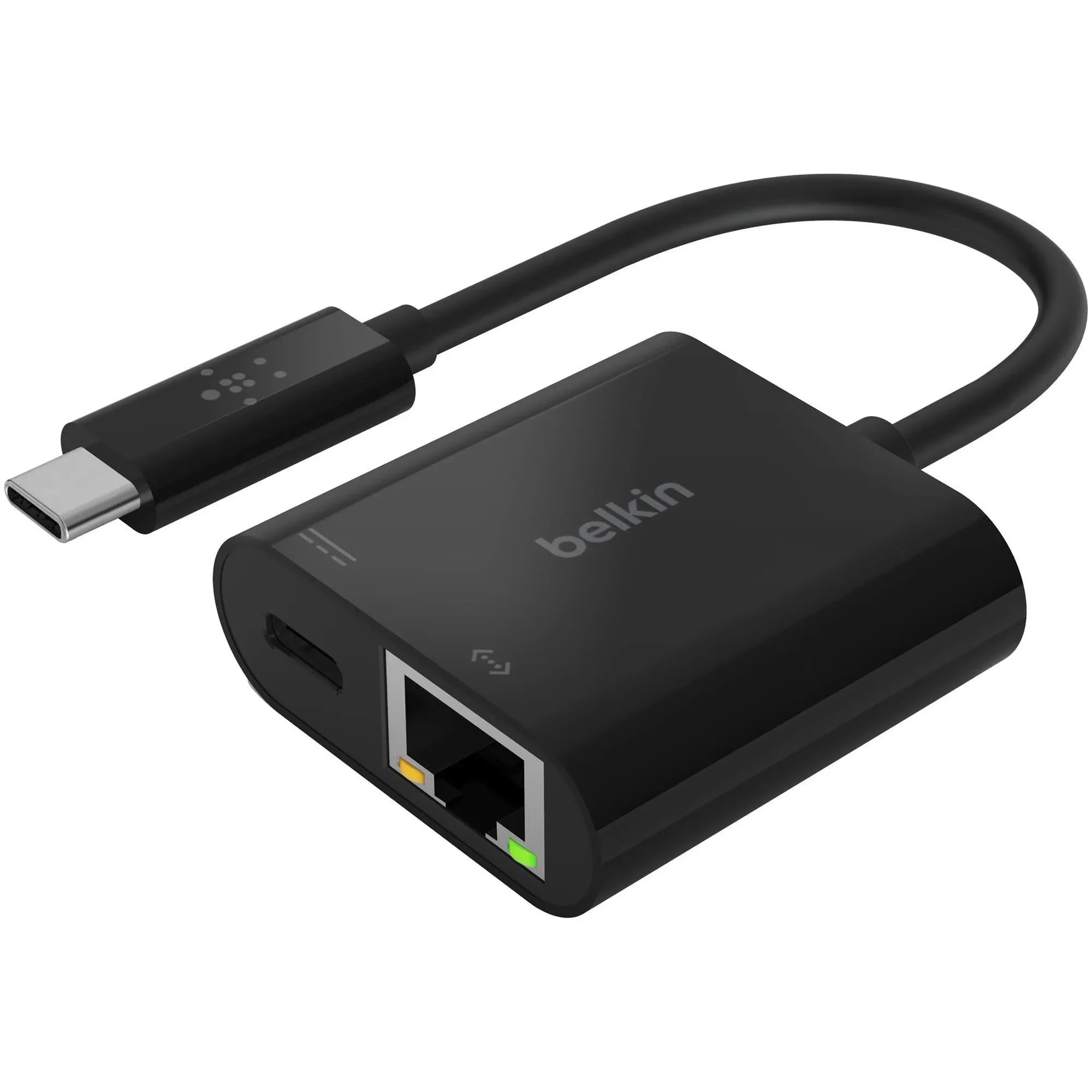 Belkin INC001BTBK USB-C to Ethernet + Charge Adapter