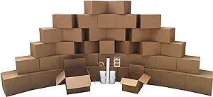 Uboxes Smart Moving Bigger Boxes Kit 3 - 40 Moving Boxes & Packing Supplies