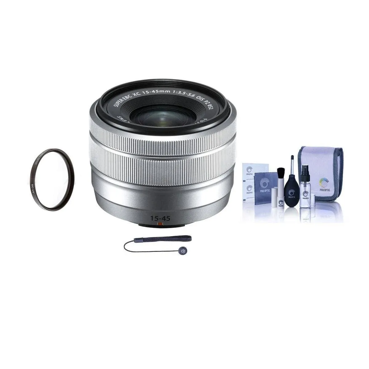 Fujifilm XC 15-45mm f/3.5-5.6 OIS PZ Lens (Silver)