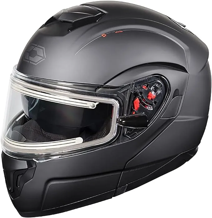 Castle X Atom SV Modular Electric Snow Helmet (Matte Black - Large)