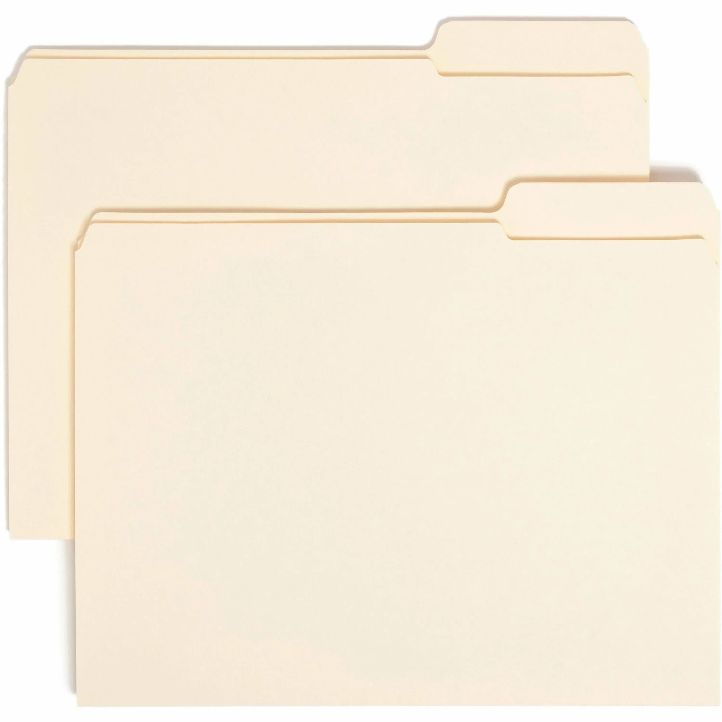 Smead File Folder, Reinforced 1/3-Cut Tab, Right Position, Letter Size, Manila, 100 per Box (10337)