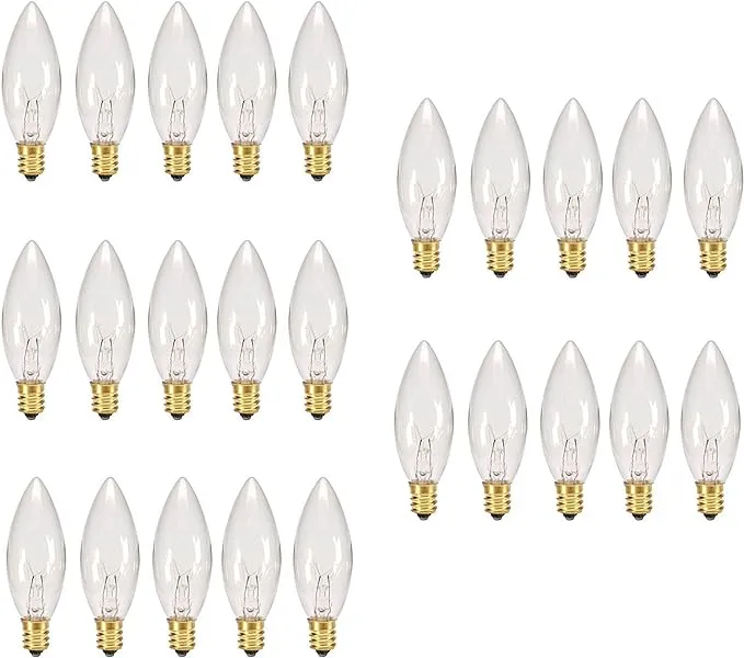 Darice replacement light bulbs for electric candle lamps