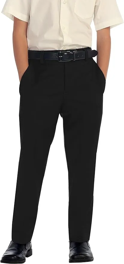 Gioberti Boys Flat Front Dress Pants