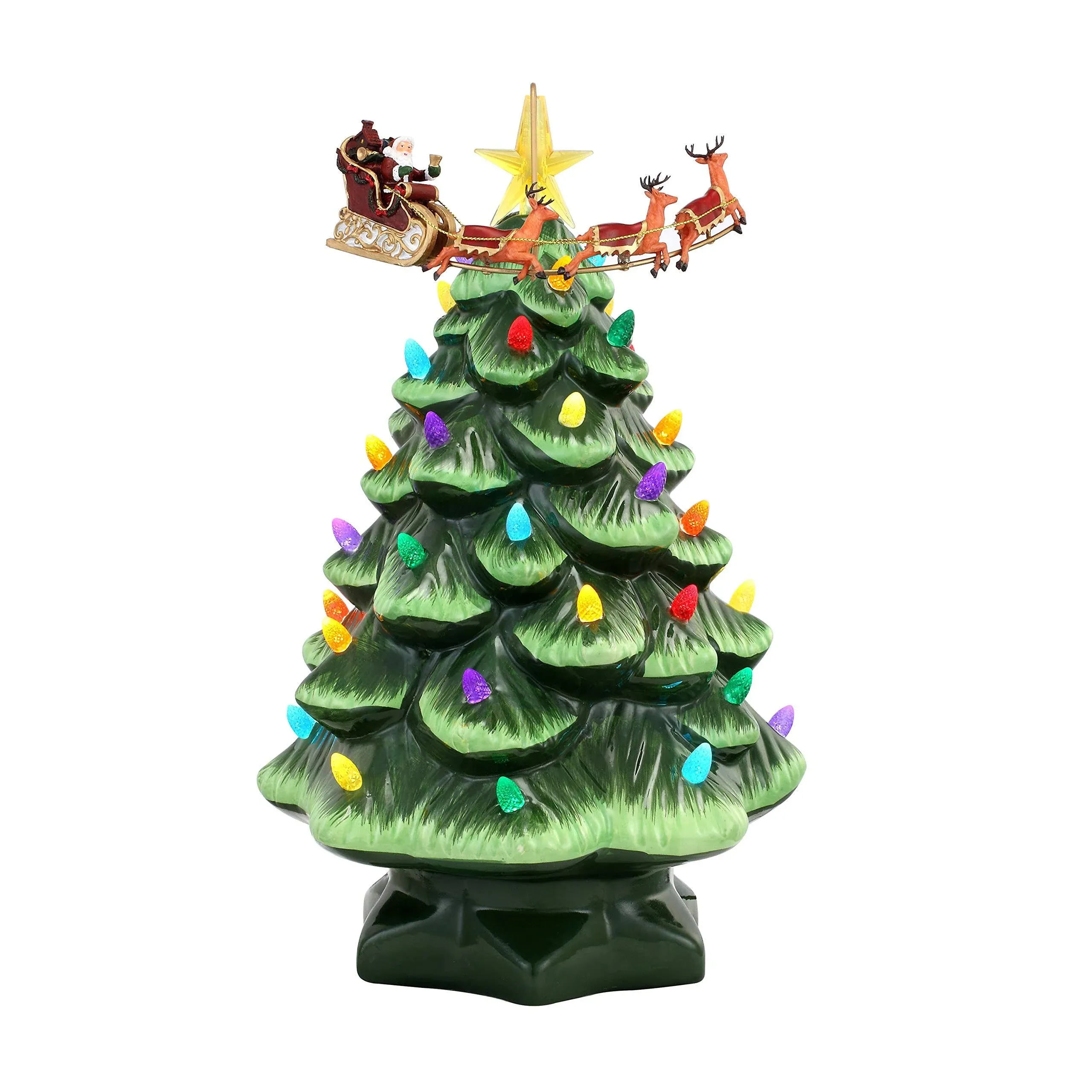 Mr. Christmas Animated Nostalgic Tree Green