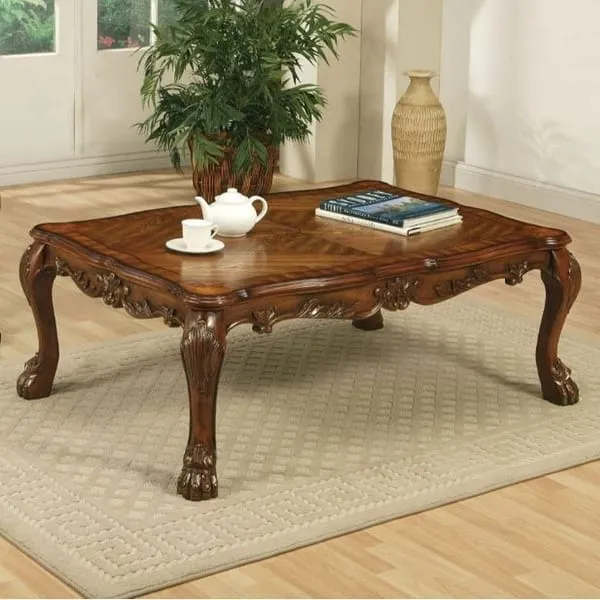 ACME Dresden Coffee Table, Cherry Oak