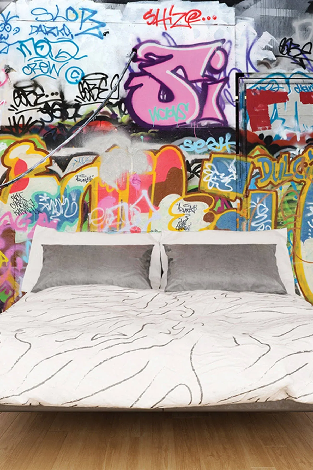 Wals0007 Graffiti Wall Mural Multicolor