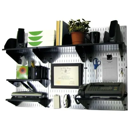 Wall Control Office Wall Mount Desk Storage & Organization Kit 10-OFC-300 