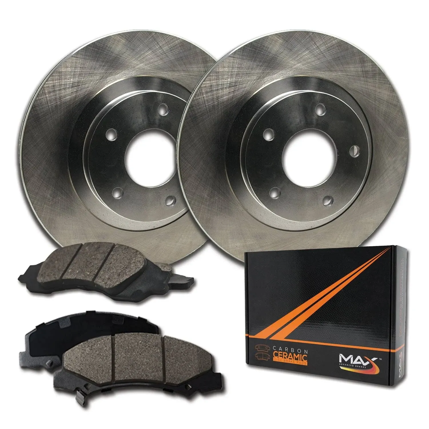 Rear Brake Rotors + Ceramic Pads For 2007-2010 Ford Edge Lincoln MKX