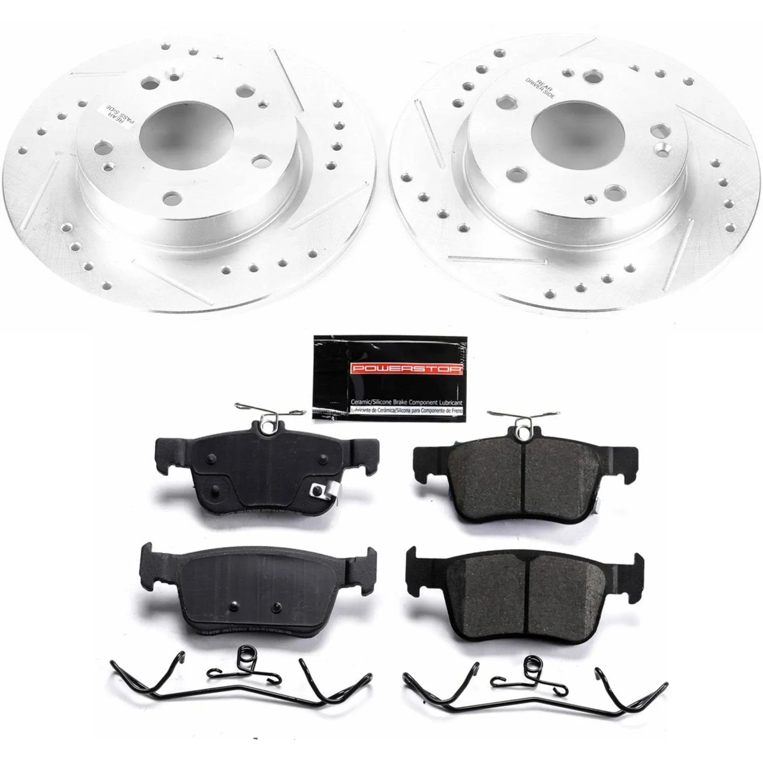 Power Stop 16-19 Honda Civic Rear Z23 Evolution Sport Brake Kit K7725