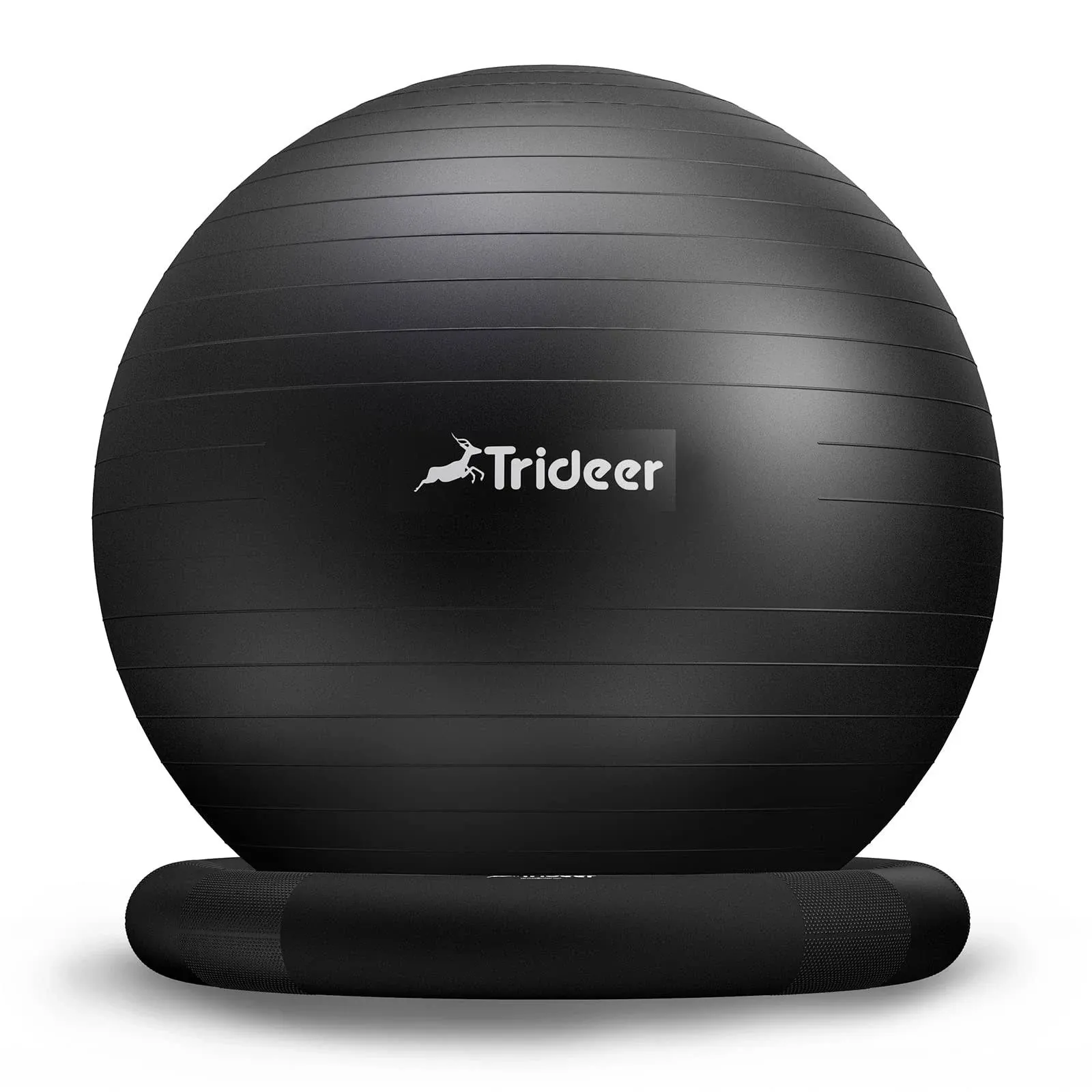 Trideer Ball Chair Yoga Ball Chair Exercise Ball Chair with Base &amp; Bands for ...