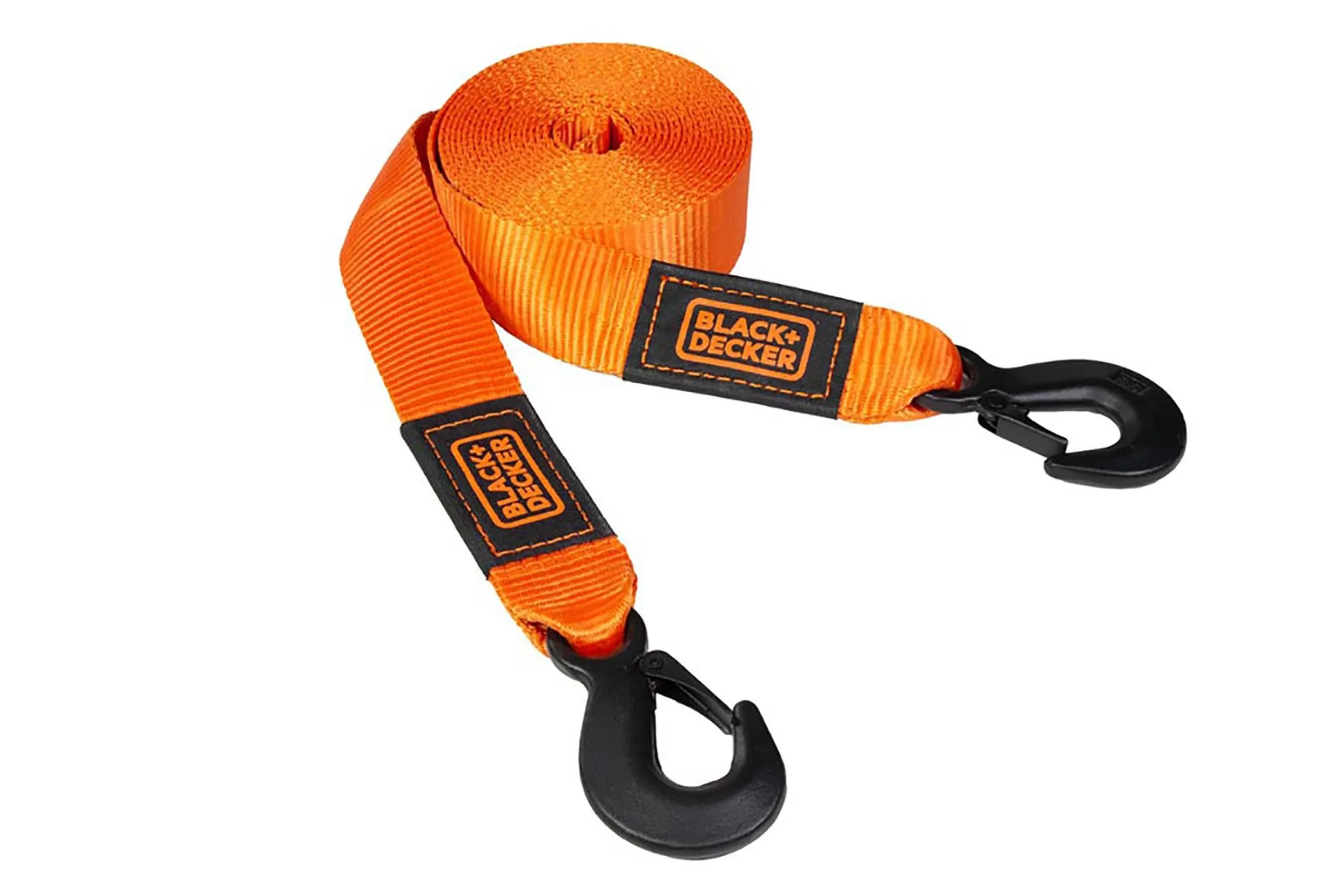 2 in. x 20 ft. Light Duty Clip End Tow Strap 9,000 lb. Break Strength