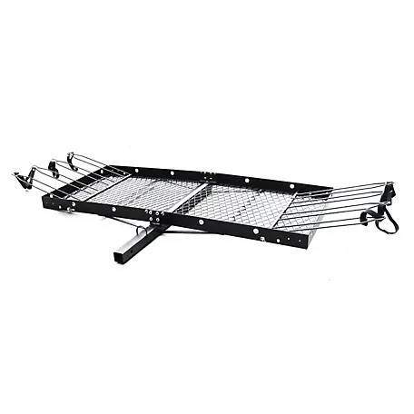 Tow Tuff 62 inch Steel Cargo Carrier Trailer for Car or Truck with Bike Rack 832