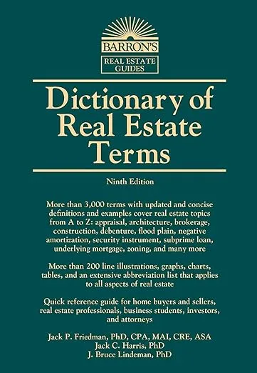 Dictionary of Real Estate Terms (Barron's Business Dictionaries)