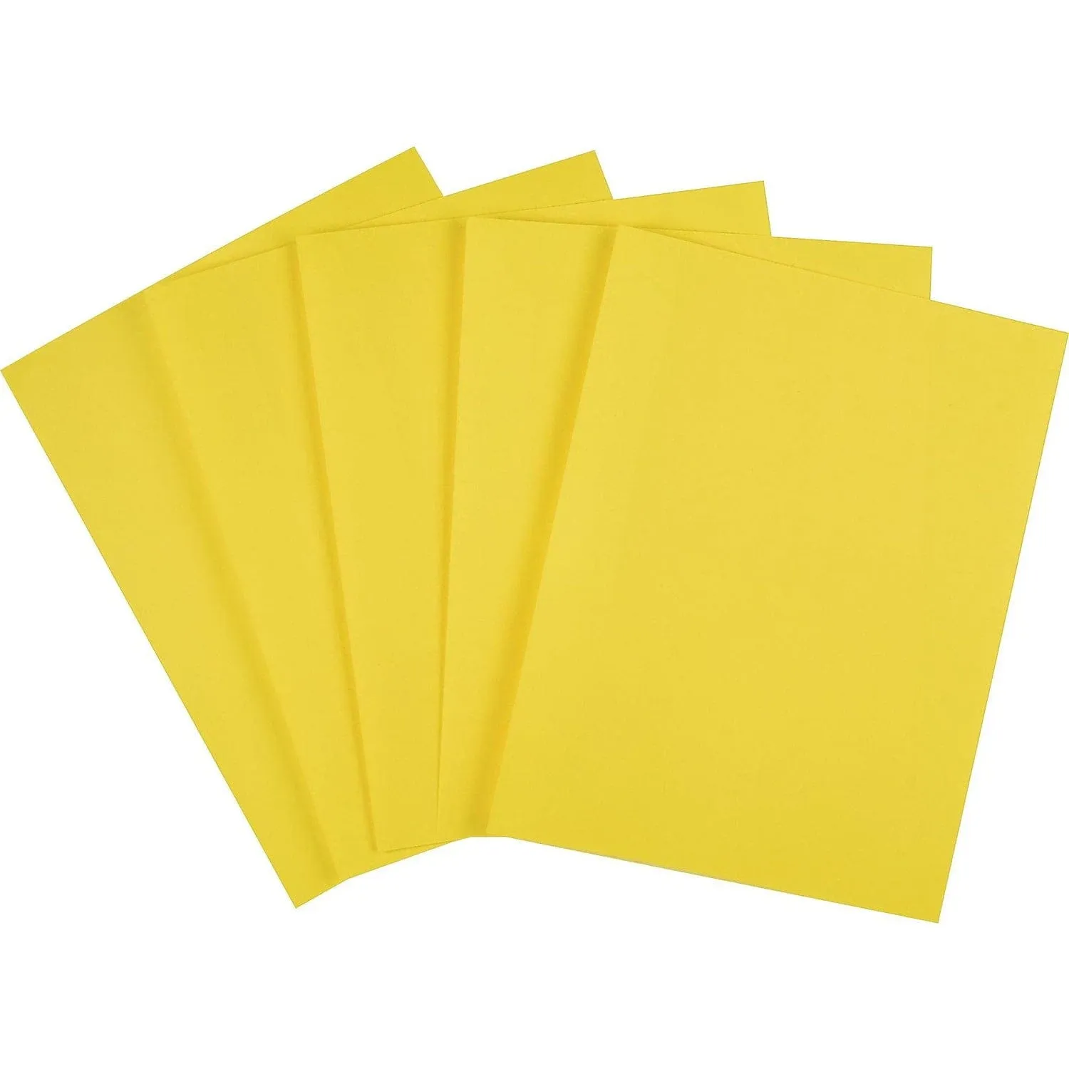 Staples Brights Multipurpose Paper 24 lbs. 8.5" x 11" Yellow 500/Ream