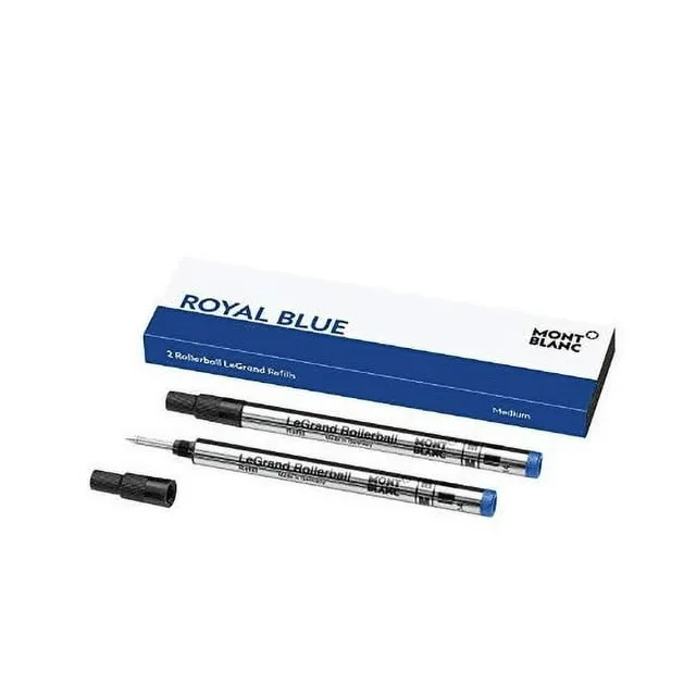 Montblanc Rollerball Legrand Refills 2 Pack - Royal Blue, Medium