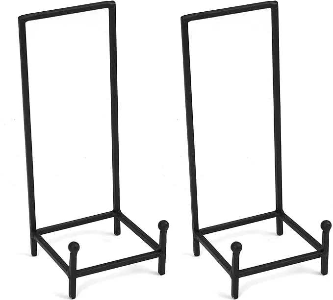 Milltown Merchants&Trade; Metal Display Stand - Plate Stand/Plate Holder - Black ...