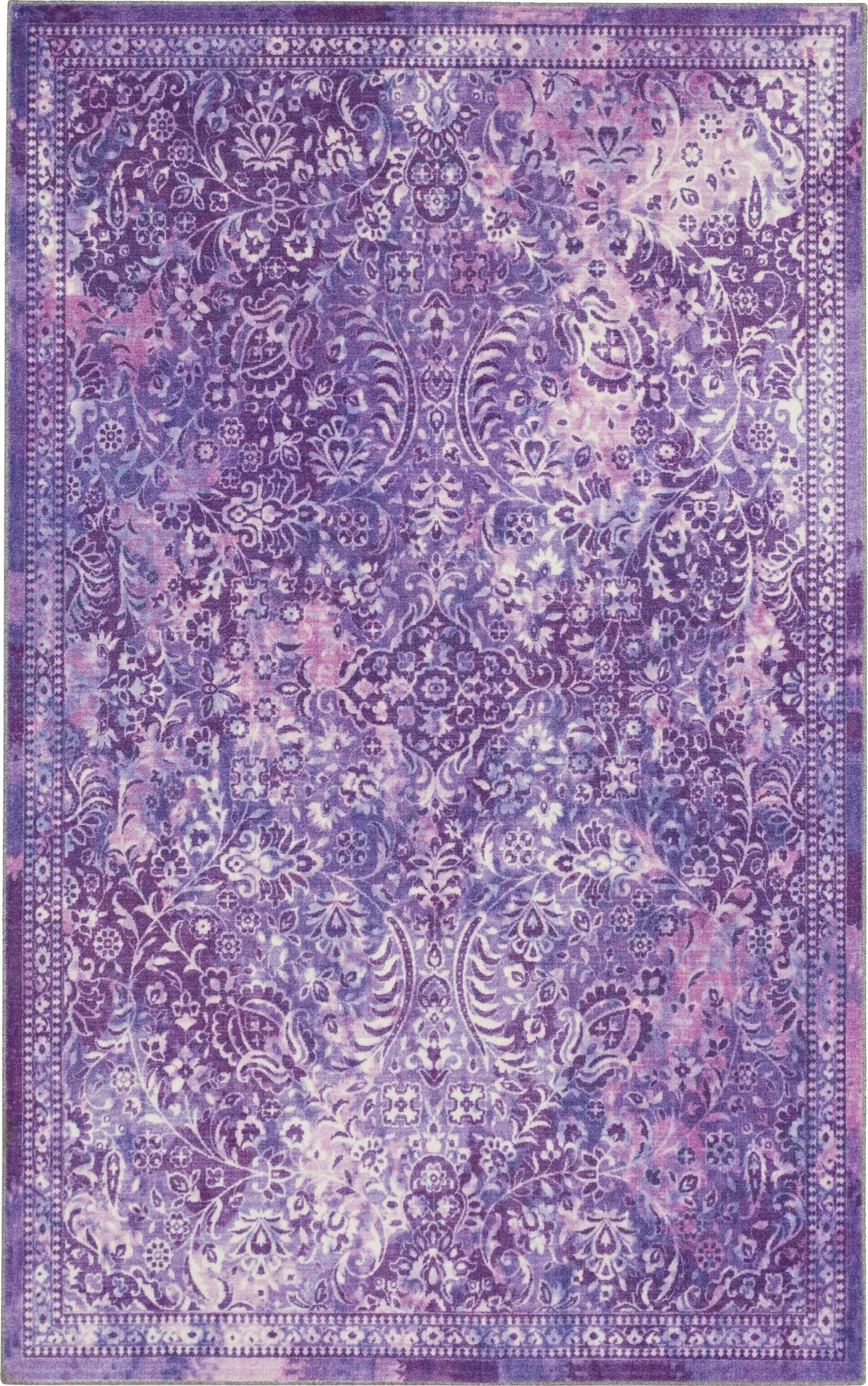 Mohawk Prismatic Garden City Purple Area Rug