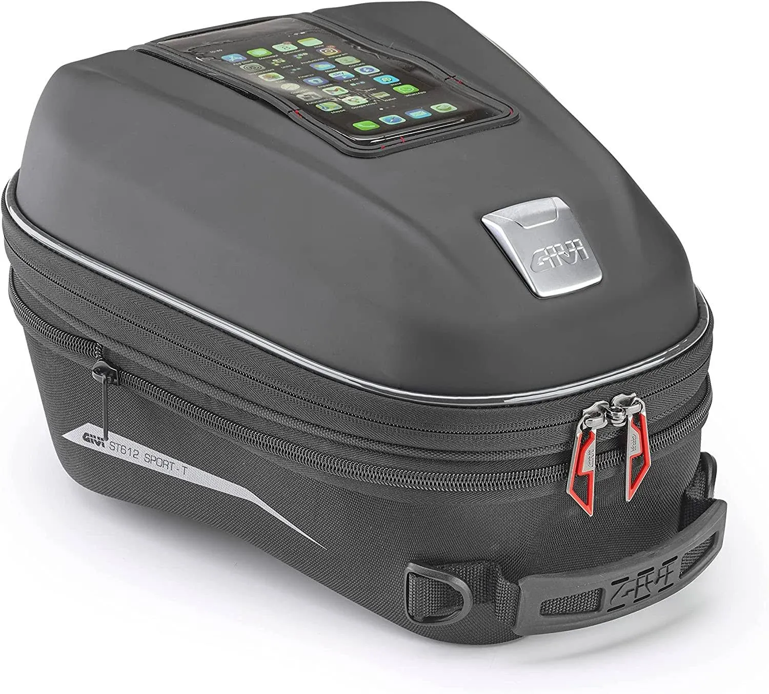 Givi ST612B Sport-T Tanklock Tank Bag Black, 15 Liter