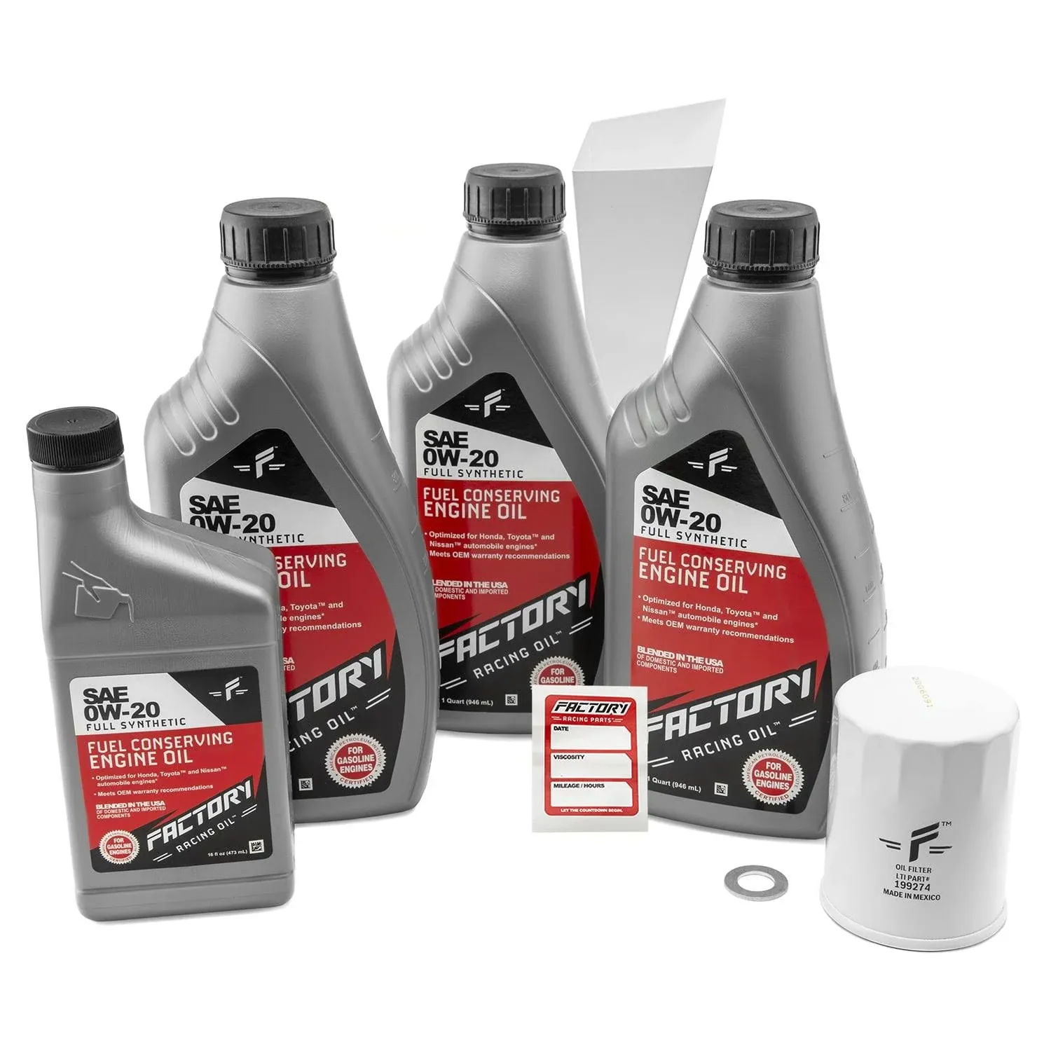 Factory Racing Parts Oil Change Kit 0W-20