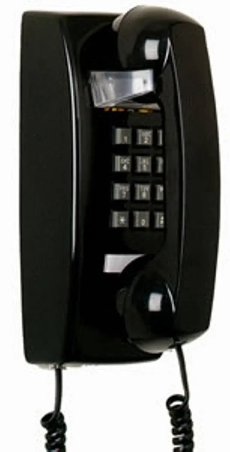 25402 Wall Phone BLACK