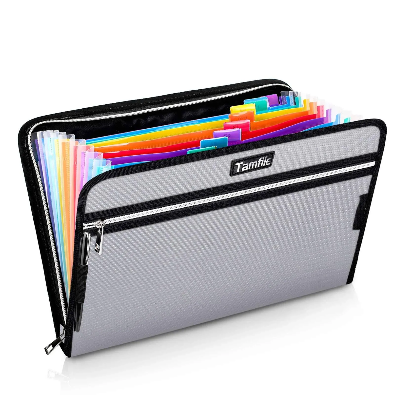 Tamfile Fireproof Safe Waterproof Accordion File Bag Folder Expanding Filing ...