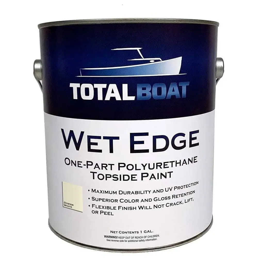 TotalBoat Wet Edge Marine Topside Paint Oyster White Gallon