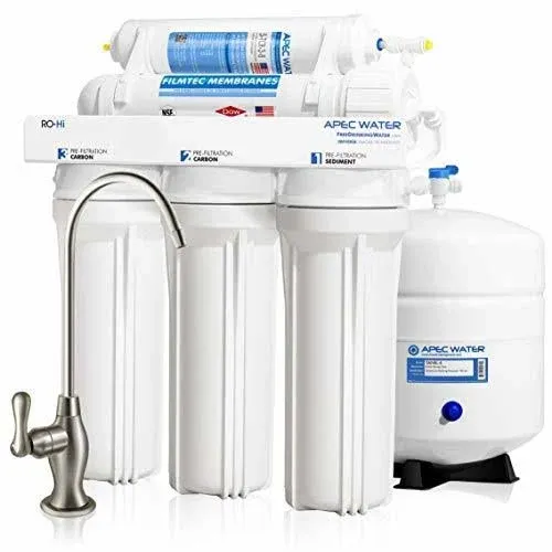 APEC Top Tier Supreme RO-Hi Reverse Osmosis Drinking Water Filter System