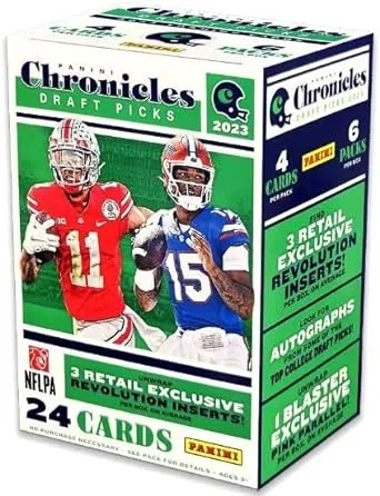 Panini 2023 Chronicles Football Draft Picks Blaster Box