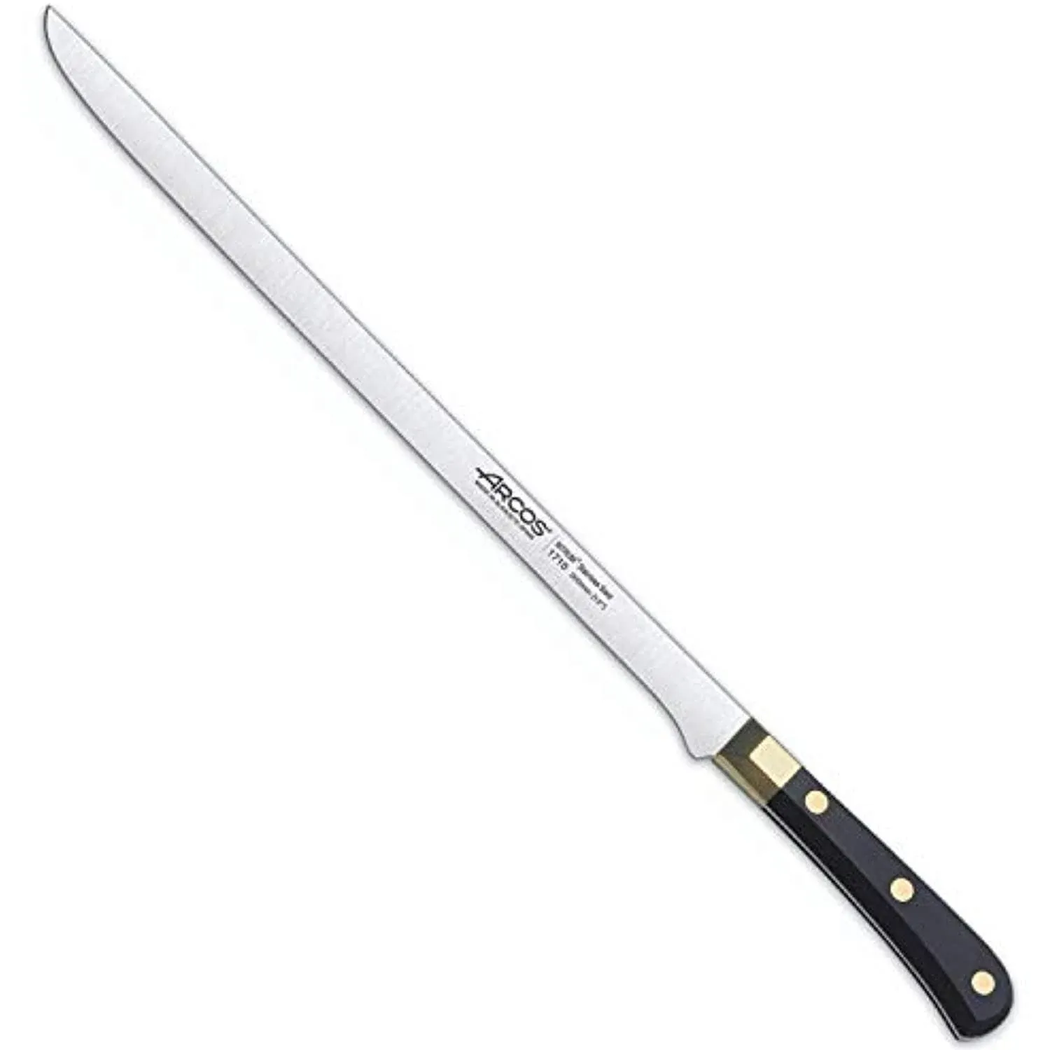 Arcos 171000 Slicing Ham Knife, 12-Inch, Black