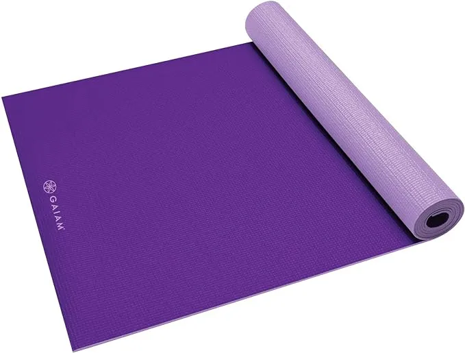 2-Color Reversible Yoga Mat (6mm)