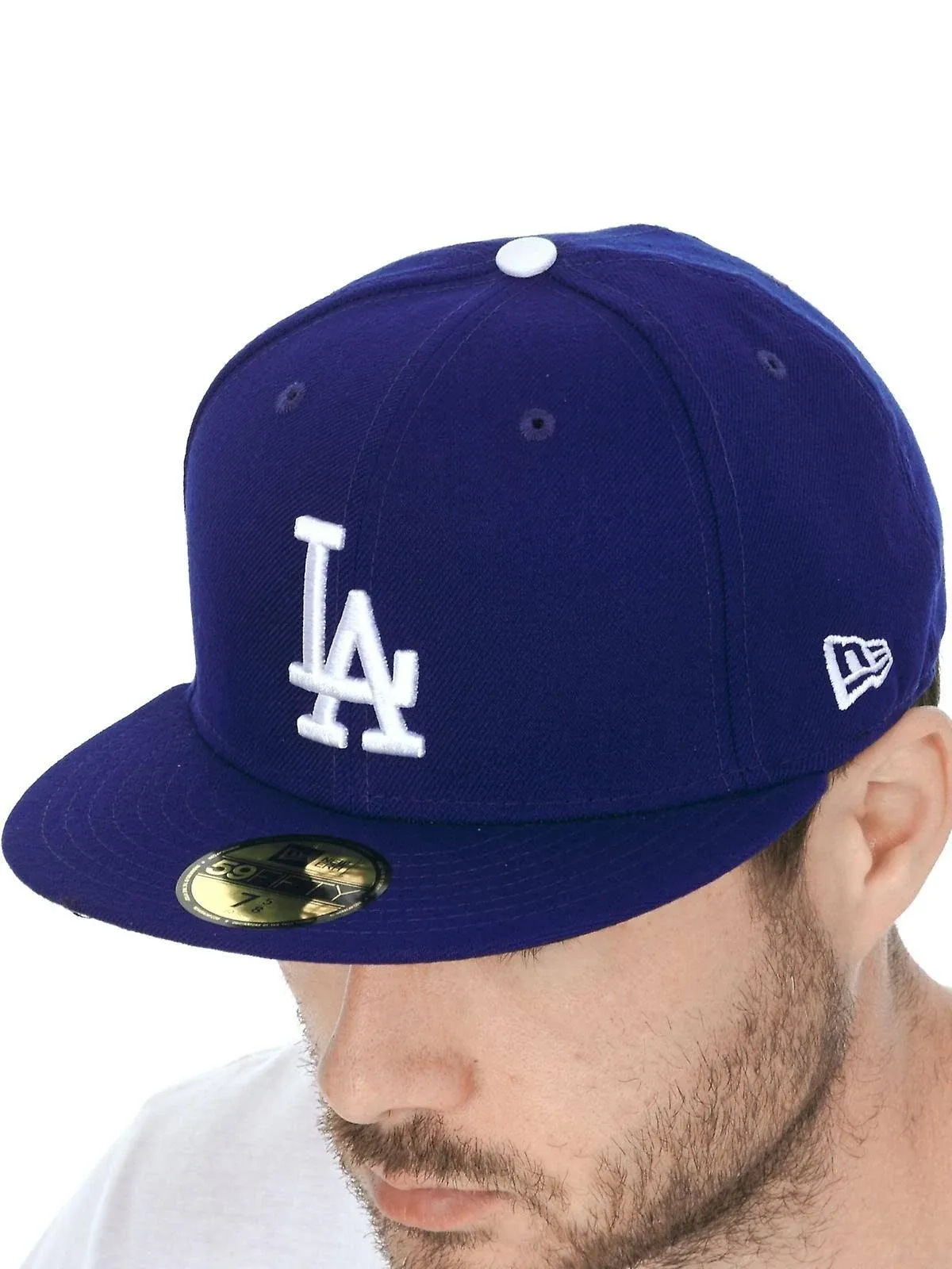 Men&#039;s Los Angeles Dodgers New Blue Era 59FIFTY MLB Baseball cap Fitted Hat