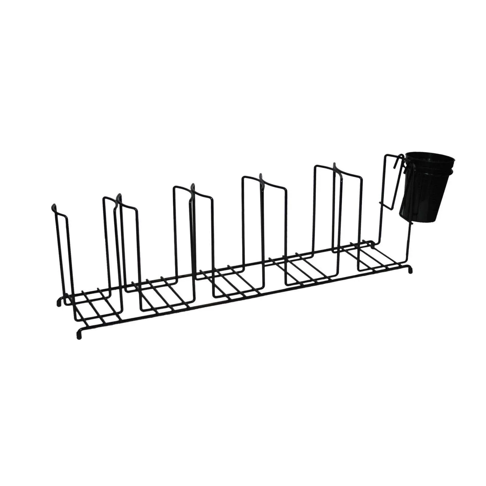 San Jamar C8005WFS Cup/Lid Wire Organizer, Caddy, 5 Stacks