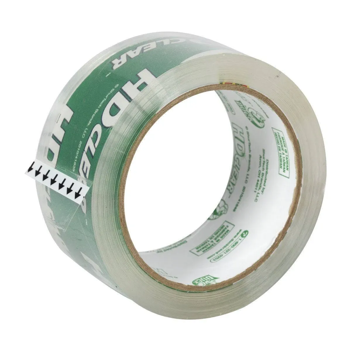 Duck HD Clear Heavy Duty Packaging Tape Refill 6 Rolls 1.88 inch x 54.6 Yard