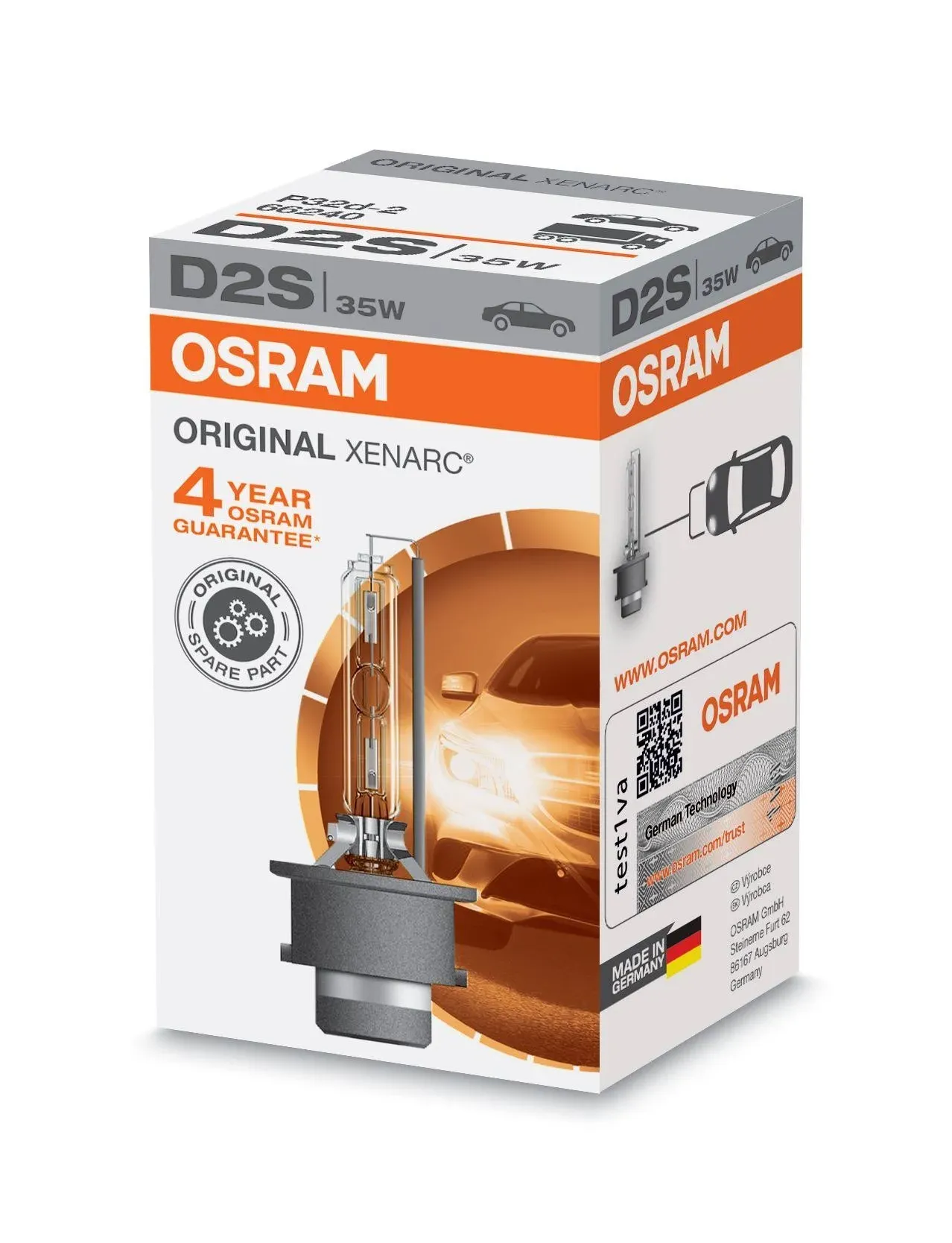 Osram Xenarc D2S Xenon HID Bulb 66240