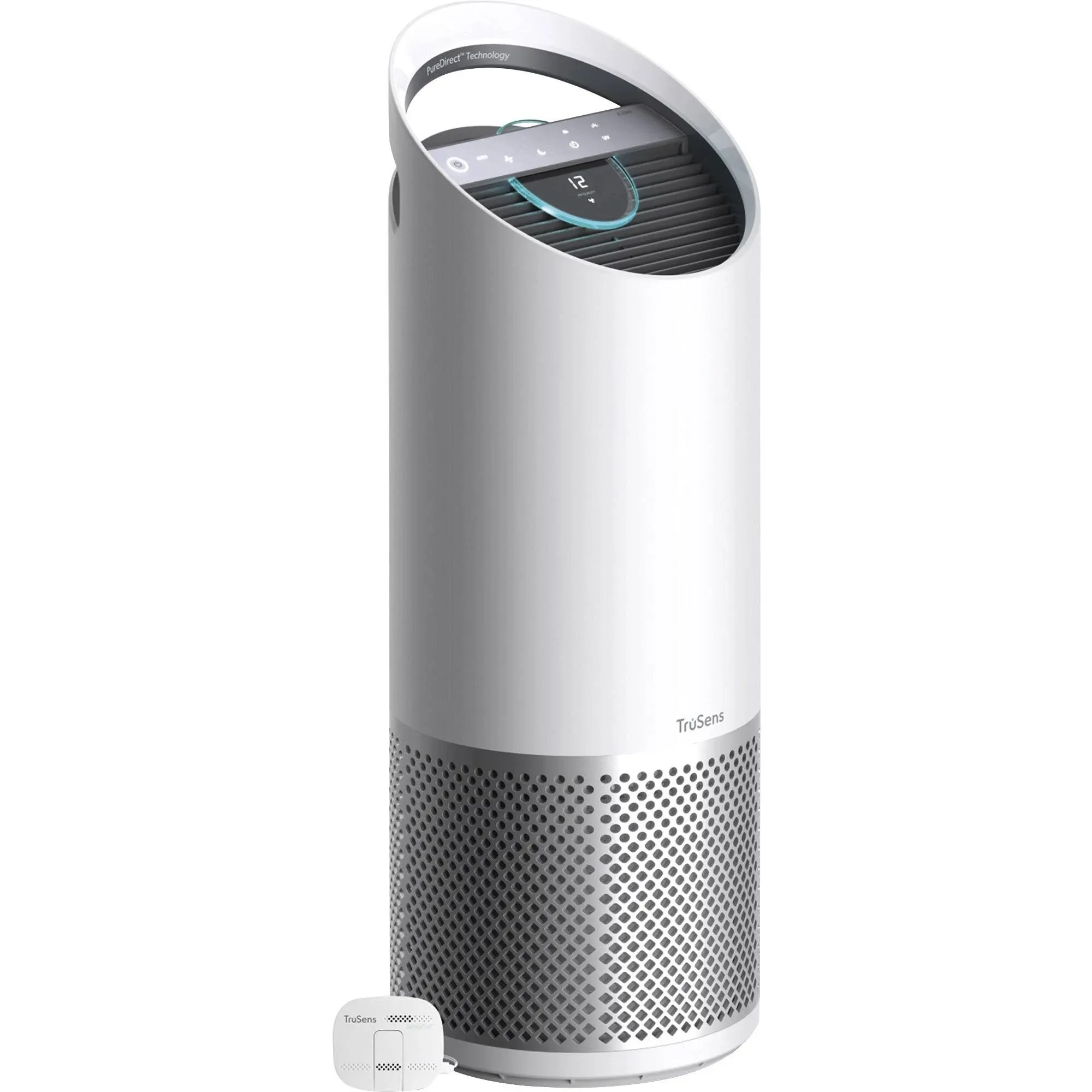 TruSens Air Purifier with UV-C Light + HEPA Filtration | Medium | SensorPod™ Air Quality Monitor | Auto, Sleep, & Turbo Mode | Touch Control | Portable Handle 