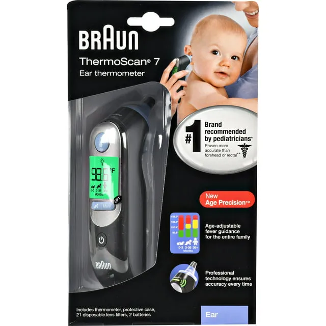 Braun ThermoScan 7 IRT6520 Baby Adult Professional Digital Ear Thermometer