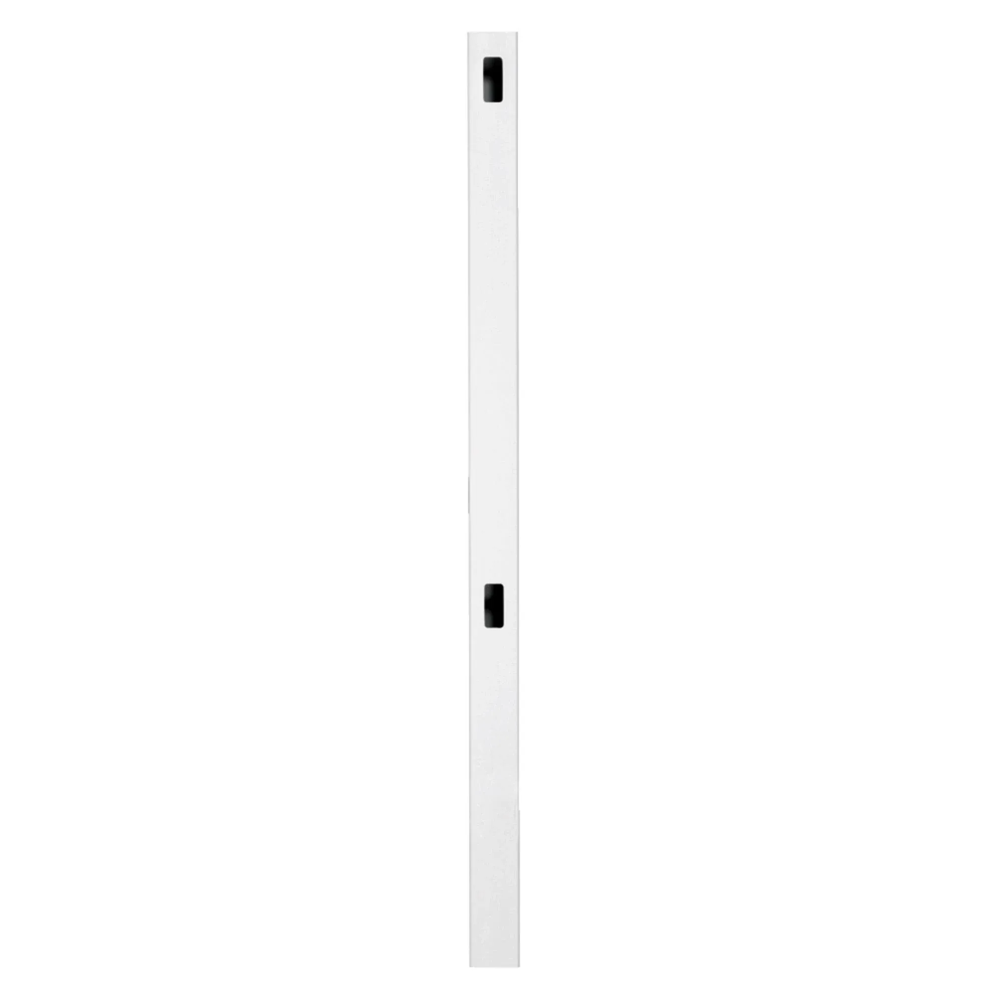 Lafayette 4 in. x 4 in. x 74 in. Routed White Vinyl Fence End Post Outdoor Essentials