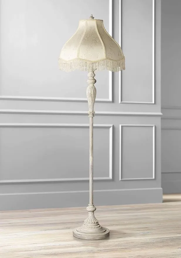 360 Lighting Traditional Vintage Shabby Chic Lamp Floor Standing 60 Tall Antique ...