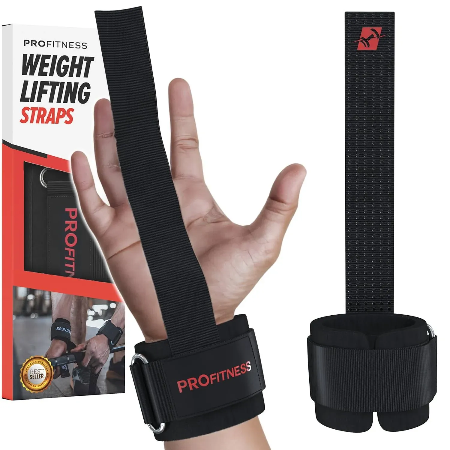 Pro Fitness Weight Lifting Straps