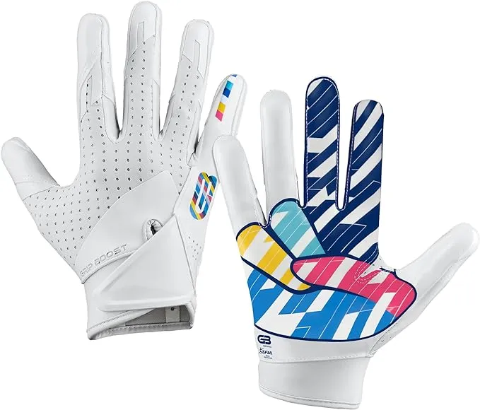 Grip Boost Crucial Catch Peace Football Gloves Pro Elite - Adult Sizes, Crucial ...