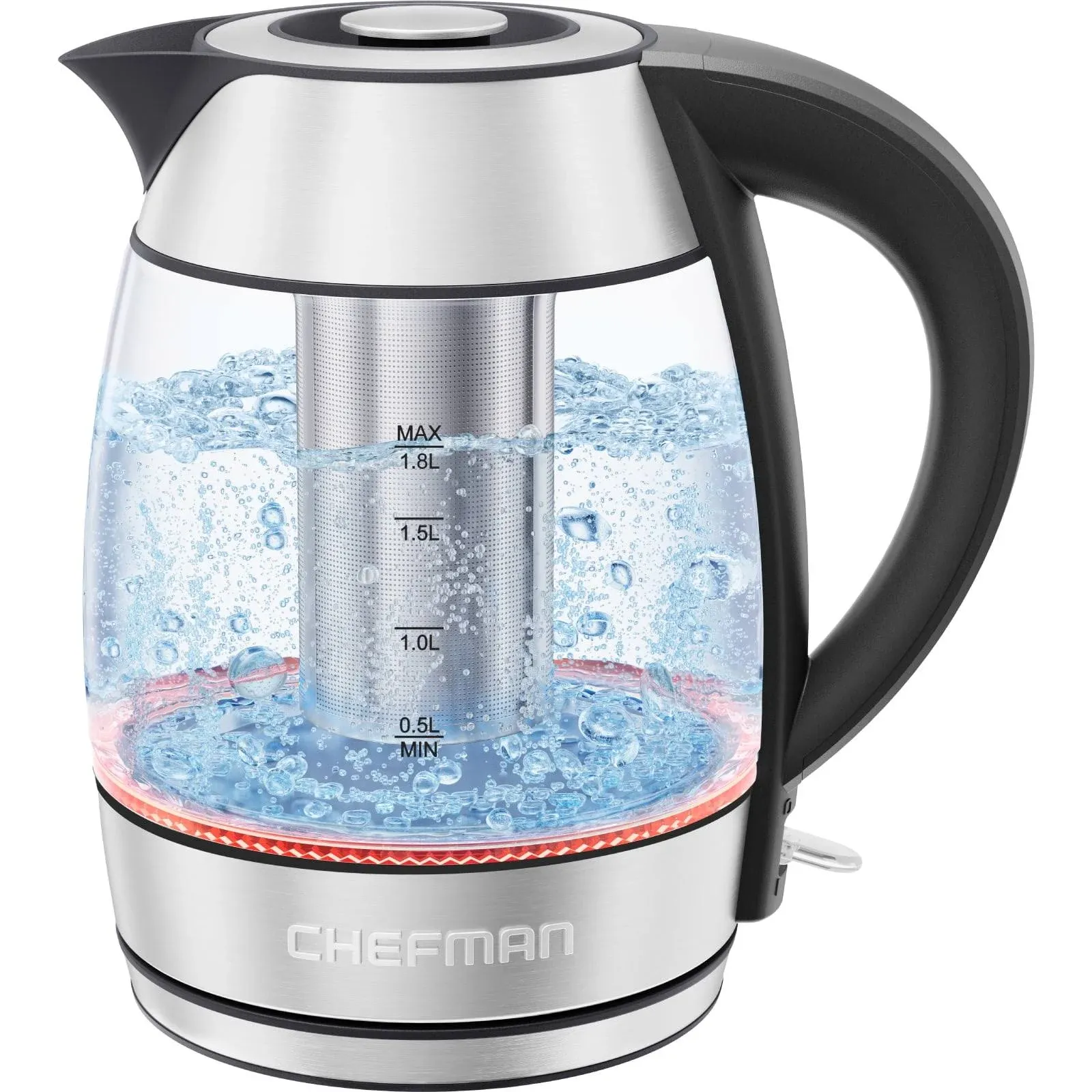 Chefman Electric Kettle 1.8L 1500W Hot Water Boiler