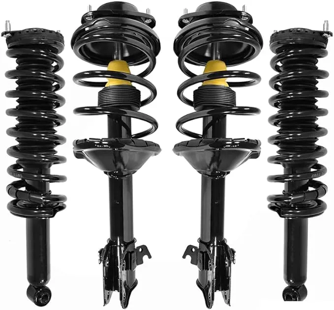 COMPLETESTRUTS - Front & Rear Quick Complete Strut Assemblies with Coil Springs ...