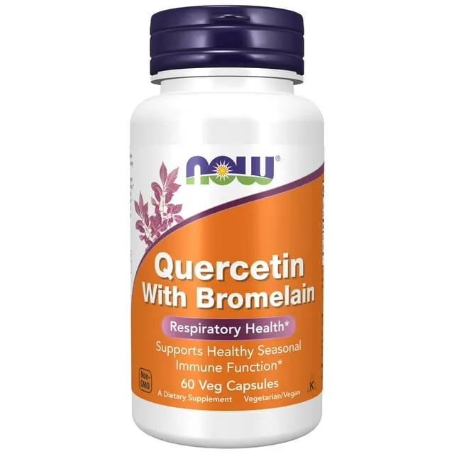 Now - Quercetin with Bromelain - 60 Veg Capsules