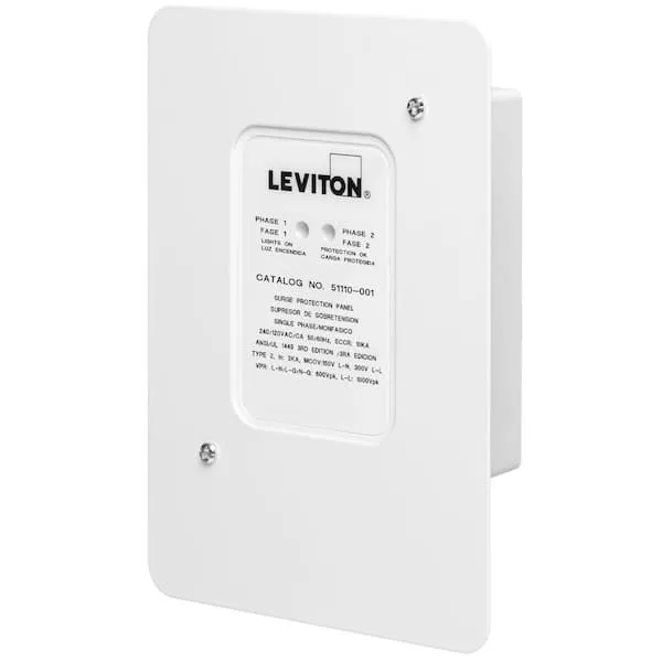 Leviton 51110-SRG Residential Surge Protection Panel